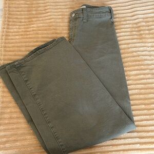 Universal Thread Olive Green Wide Leg Ankle Pants